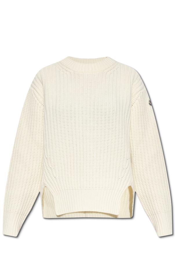 Moncler white sweater online